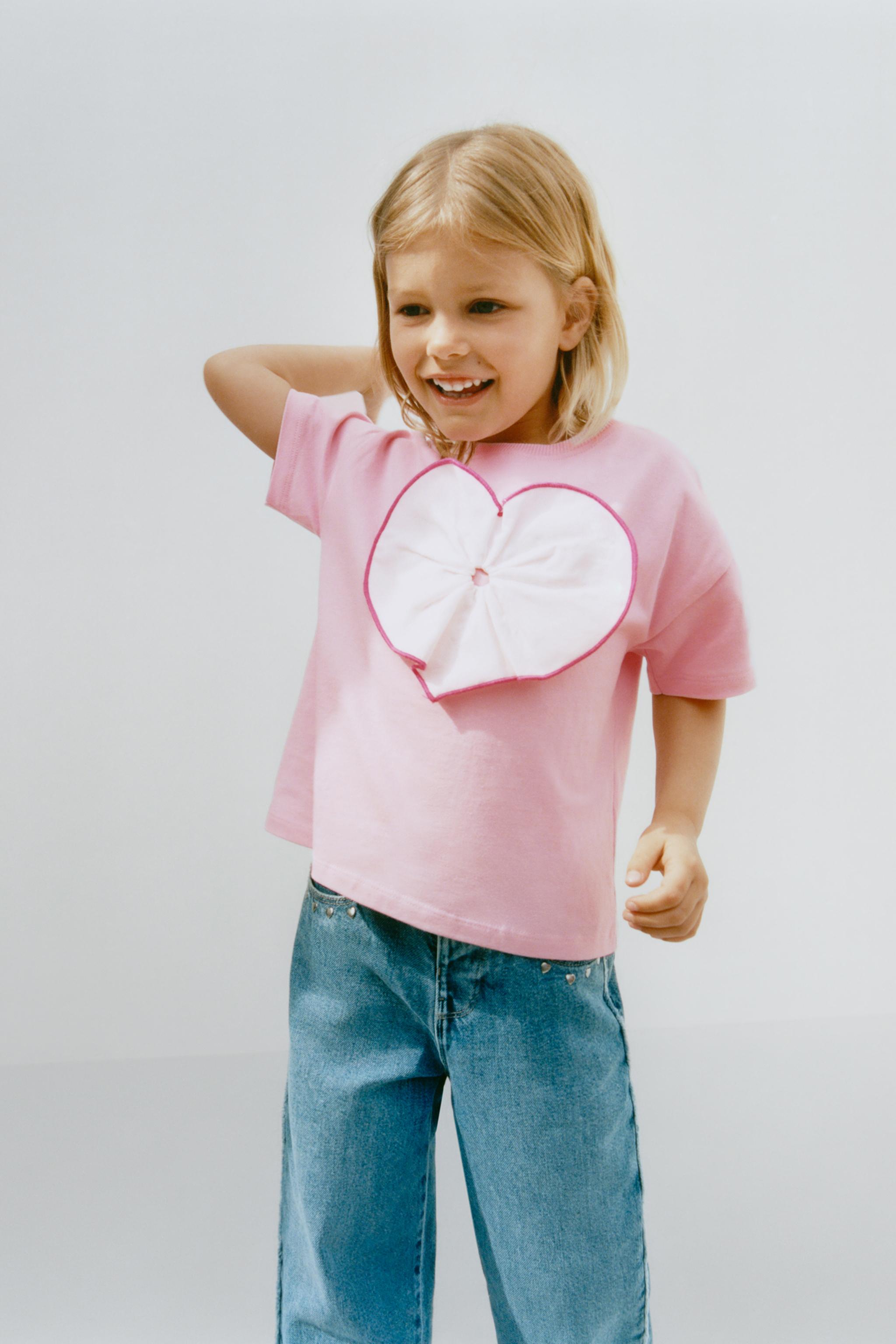 T-SHIRT CŒUR ASSEMBLÉ POPELINE